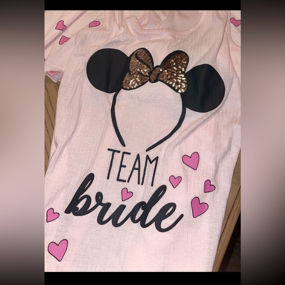 Primark Bride Disney pajama set NWT💕